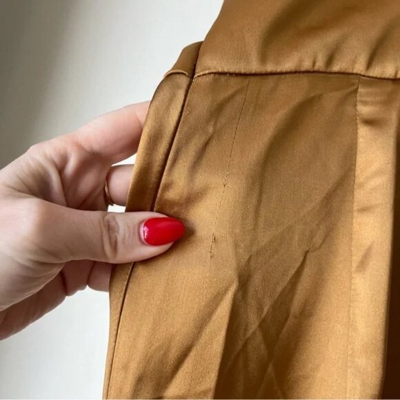 Petal & Pup Gold One Shoulder Dress - Picture 15 of 15